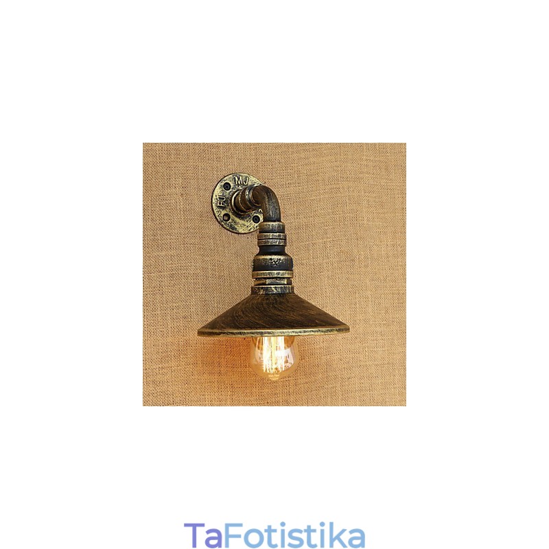 Χαρακτηριστικό ρετρό ζωγραφικής Rustic Lodge Country για απλίκες τοίχου με ελαφρύ περιβάλλον Mini Style