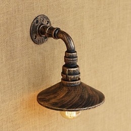 Χαρακτηριστικό ρετρό ζωγραφικής Rustic Lodge Country για απλίκες τοίχου με ελαφρύ περιβάλλον Mini Style