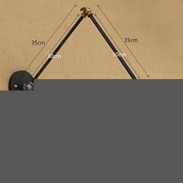 Ρουστίκ Lodge Country Painting για Swing Arm Ambient Light Swing Arm Lights