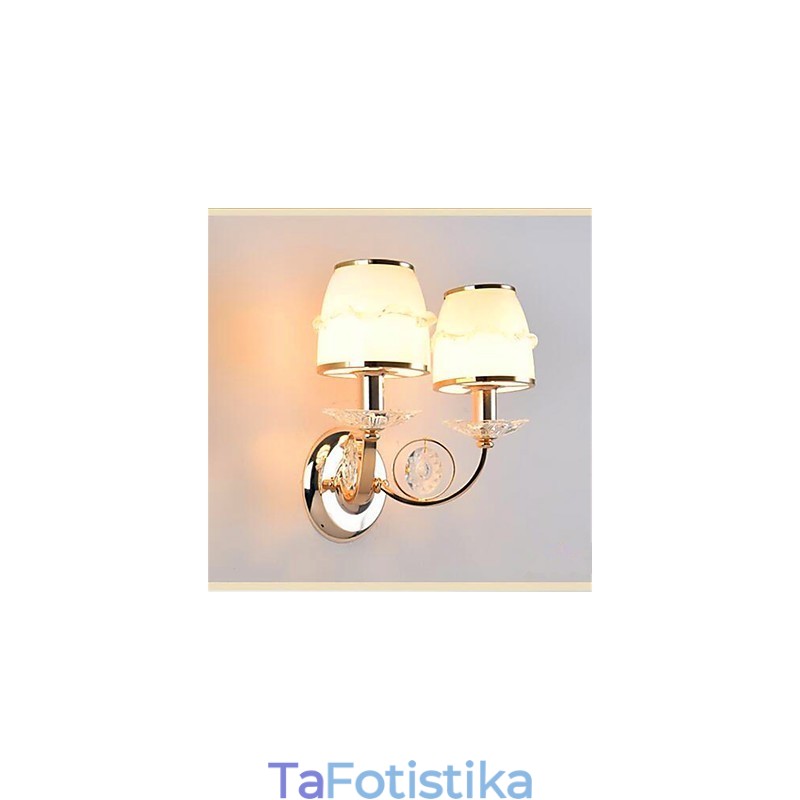 Μοντέρνο, μοντέρνο ηλεκτρολυμένο χαρακτηριστικό για προστασία ματιών με κρυστάλλινο βραχίονα αιώρησης Φωτιστικά τοίχου περιβάλλοντος φωτός