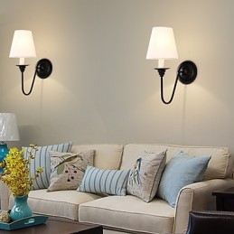 Rustic Lodge Black Oxide Finish Χαρακτηριστικό για προστασία ματιών Απλίκες τοίχου από φως περιβάλλοντος φωτός τοίχου