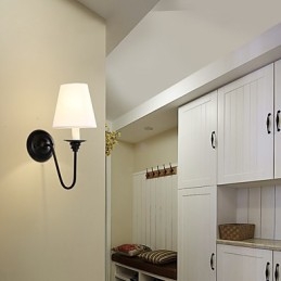 Rustic Lodge Black Oxide Finish Χαρακτηριστικό για προστασία ματιών Απλίκες τοίχου από φως περιβάλλοντος φωτός τοίχου