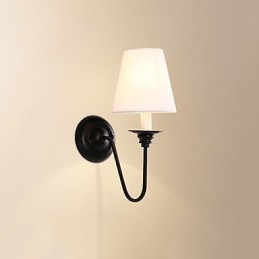 Rustic Lodge Black Oxide Finish Χαρακτηριστικό για προστασία ματιών Απλίκες τοίχου από φως περιβάλλοντος φωτός τοίχου