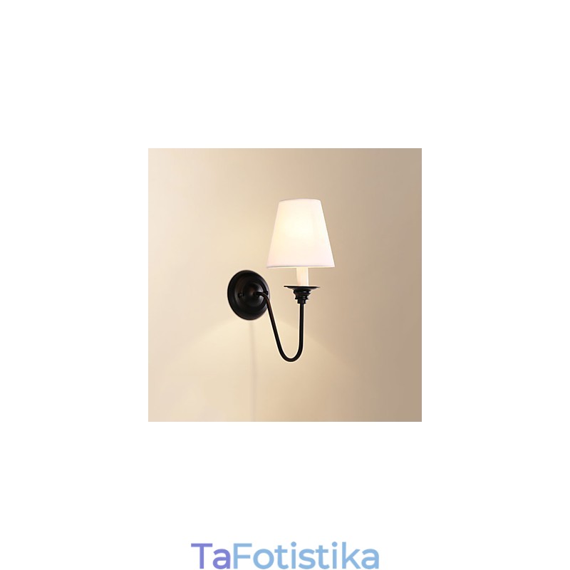 Rustic Lodge Black Oxide Finish Χαρακτηριστικό για προστασία ματιών Απλίκες τοίχου από φως περιβάλλοντος φωτός τοίχου