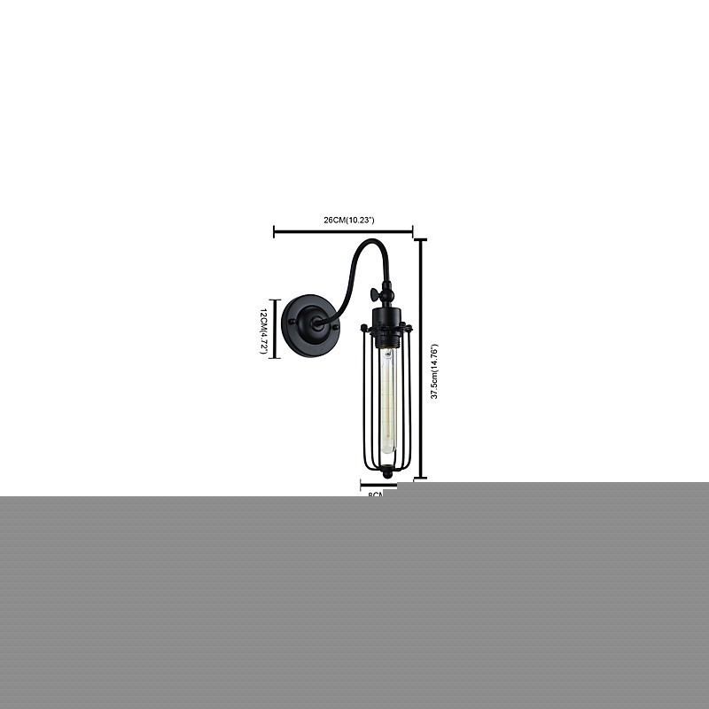 Χαρακτηριστικό παραδοσιακής κλασικής ζωγραφικής Rustic Lodge για φωτιστικά τοίχου Downlight