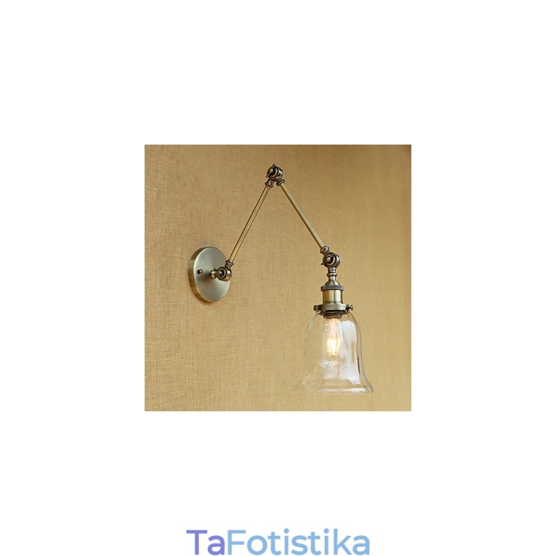 Country Retro Ηλεκτροεπιμεταλλευμένο Χαρακτηριστικό για Mini Style Eye Protection Wall Light Swing Arm Lights