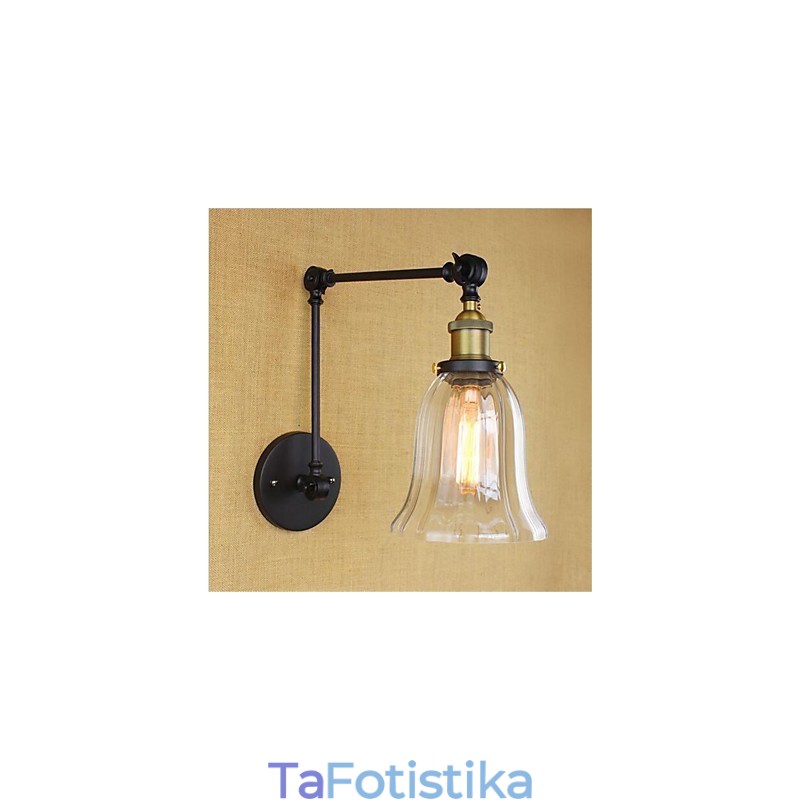 Country Retro Ηλεκτροεπιμεταλλευμένο Χαρακτηριστικό για Mini Style Eye Protection Wall Light Swing Arm Lights