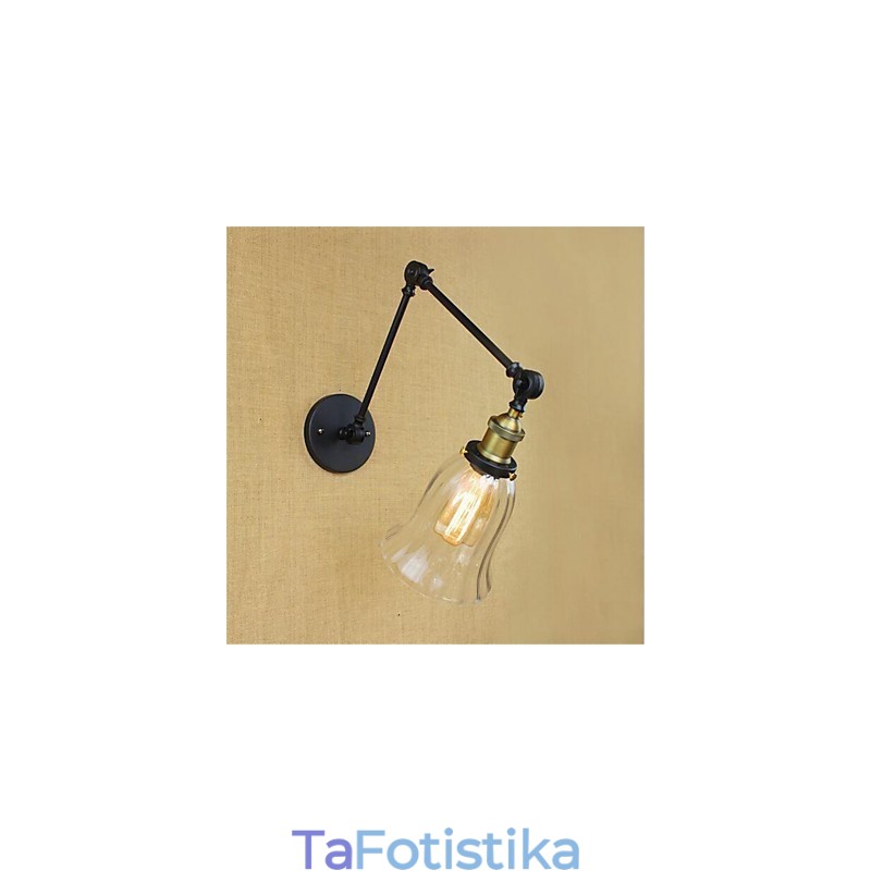 Country Retro Ηλεκτροεπιμεταλλευμένο Χαρακτηριστικό για Mini Style Eye Protection Wall Light Swing Arm Lights
