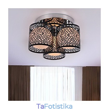 Σύγχρονη Σύγχρονη Ζωγραφική Metal Flush Mount Σύγχρονη Σύγχρονη Ζωγραφική Metal Flush Mount