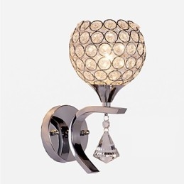 Max Crystal Modern Contemporary Electroplated Feature for Crystal Ambient Light Απλίκες τοίχου Φωτιστικό τοίχου