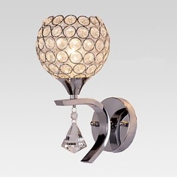 Max Crystal Modern Contemporary Electroplated Feature for Crystal Ambient Light Απλίκες τοίχου Φωτιστικό τοίχου