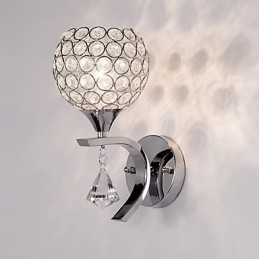 Max Crystal Modern Contemporary Electroplated Feature for Crystal Ambient Light Απλίκες τοίχου Φωτιστικό τοίχου