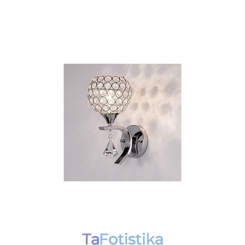 Max Crystal Modern Contemporary Electroplated Feature for Crystal Ambient Light Απλίκες τοίχου Φωτιστικό τοίχου