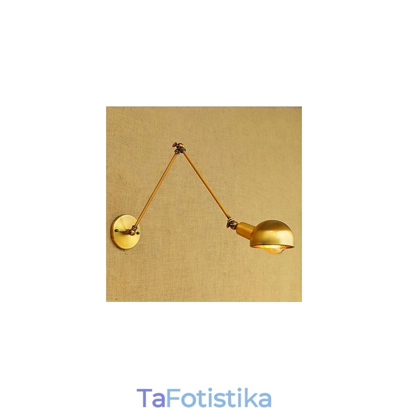 Απλό Vintage Country Painting χαρακτηριστικό για Mini Style Swing Arm Eye Protection Απλίκες τοίχου περιβάλλοντος φωτός