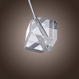 Μοντέρνο μοντέρνο κρεμαστό φως Island Crystal Chrome