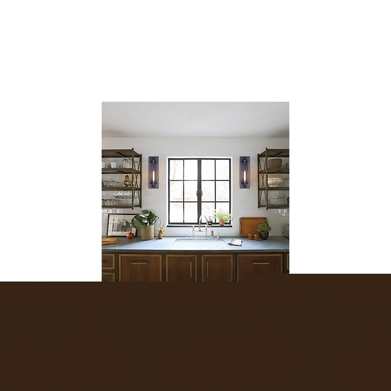 Ρετρό vintage ζωγραφική Rustic Lodge Country για Mini Style Ambient Light Απλίκες τοίχου Φωτιστικό τοίχου