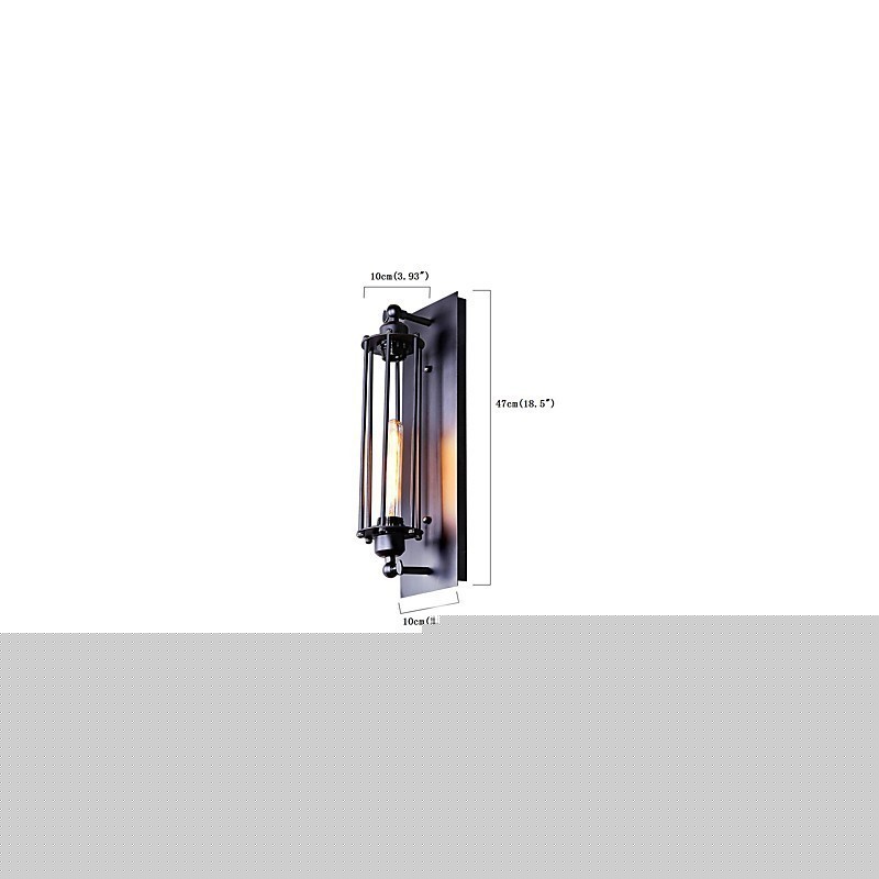 Ρετρό vintage ζωγραφική Rustic Lodge Country για Mini Style Ambient Light Απλίκες τοίχου Φωτιστικό τοίχου
