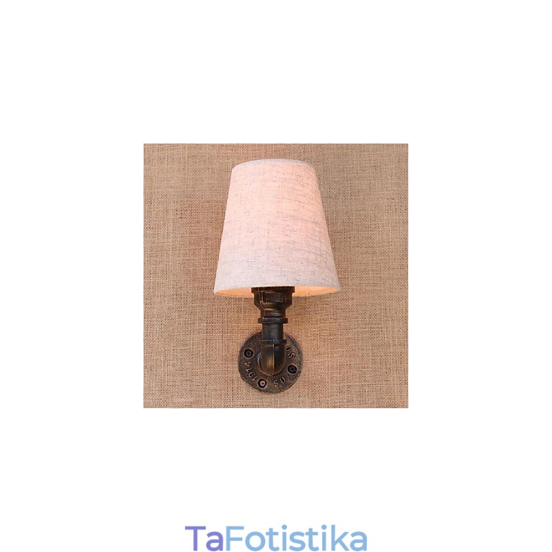 Rustic Lodge Brass Χαρακτηριστικό για Απλίκες Τοίχου Περιβάλλοντος Φωτιστικό τοίχου