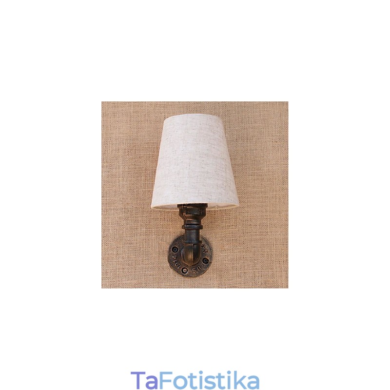 Rustic Lodge Brass Χαρακτηριστικό για Απλίκες Τοίχου Περιβάλλοντος Φωτιστικό τοίχου