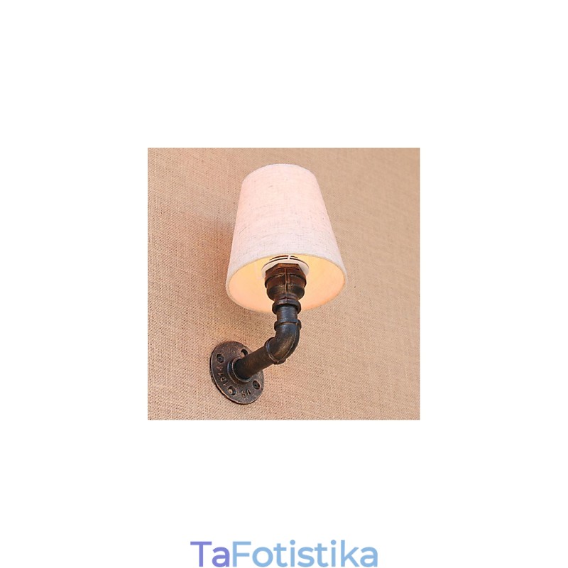 Rustic Lodge Brass Χαρακτηριστικό για Απλίκες Τοίχου Περιβάλλοντος Φωτιστικό τοίχου