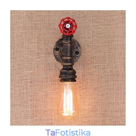 Nostalgia Simple Water Pipe Διακοσμητικό Μικρό Επιτοίχιο Φωτιστικό τοίχου Nostalgia Simple Water Pipe Διακοσμητικό Μικρό Επιτοίχιο Φωτιστικό τοίχου
