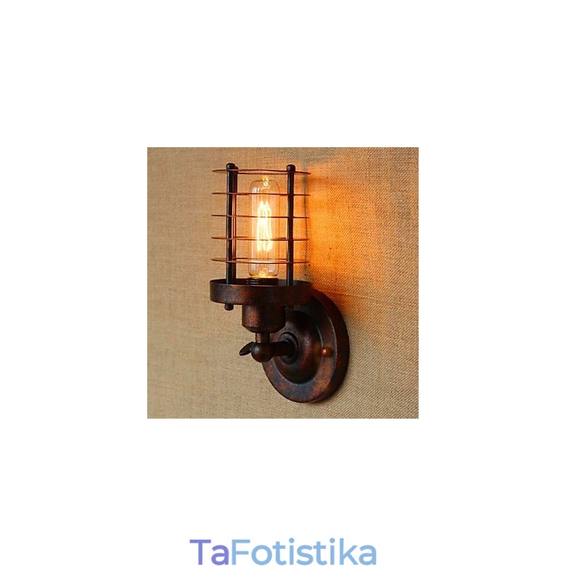 Rustic Lodge Country Antique ορειχάλκινο χαρακτηριστικό για απλίκες τοίχου με φως περιβάλλοντος φωτιστικό τοίχου