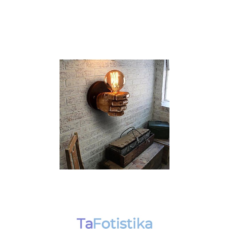 Ρουστίκ Lodge Painting Χαρακτηριστικό για Απλίκες τοίχου Ambient Light Φωτιστικό τοίχου