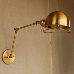 Βιομηχανικό ρετρό Ευρωπαϊκό στυλ Χωριάτικο Φωτιστικό Διακοσμητικό Επιτοίχιο Φωτιστικό Σιδερένιο μπράτσο