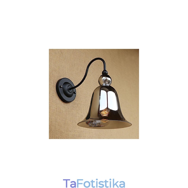 Ασημένιο χαρακτηριστικό Rustic Lodge για Απλίκες τοίχου Downlight Φωτιστικό τοίχου
