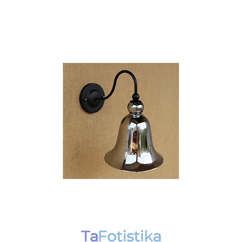 Ασημένιο χαρακτηριστικό Rustic Lodge για Απλίκες τοίχου Downlight Φωτιστικό τοίχου