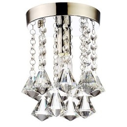 Μοντέρνο, παραδοσιακό κλασικό Country Crystal Mini Στήριγμα χρωμίου με κρύσταλλο