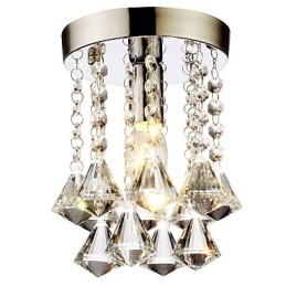 Μοντέρνο, παραδοσιακό κλασικό Country Crystal Mini Στήριγμα χρωμίου με κρύσταλλο