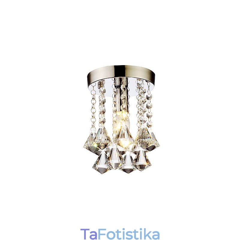 Μοντέρνο, παραδοσιακό κλασικό Country Crystal Mini Στήριγμα χρωμίου με κρύσταλλο