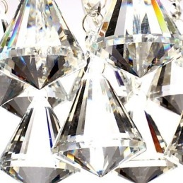 Μοντέρνο, παραδοσιακό κλασικό Country Crystal Mini Στήριγμα χρωμίου με κρύσταλλο