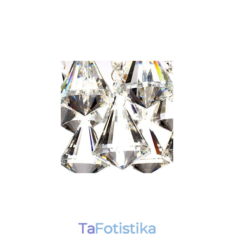 Μοντέρνο, παραδοσιακό κλασικό Country Crystal Mini Στήριγμα χρωμίου με κρύσταλλο