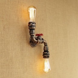 Rustic Lodge Country Brass Χαρακτηριστικό για Mini Style Ambient Light Απλίκες τοίχου Φωτιστικό τοίχου