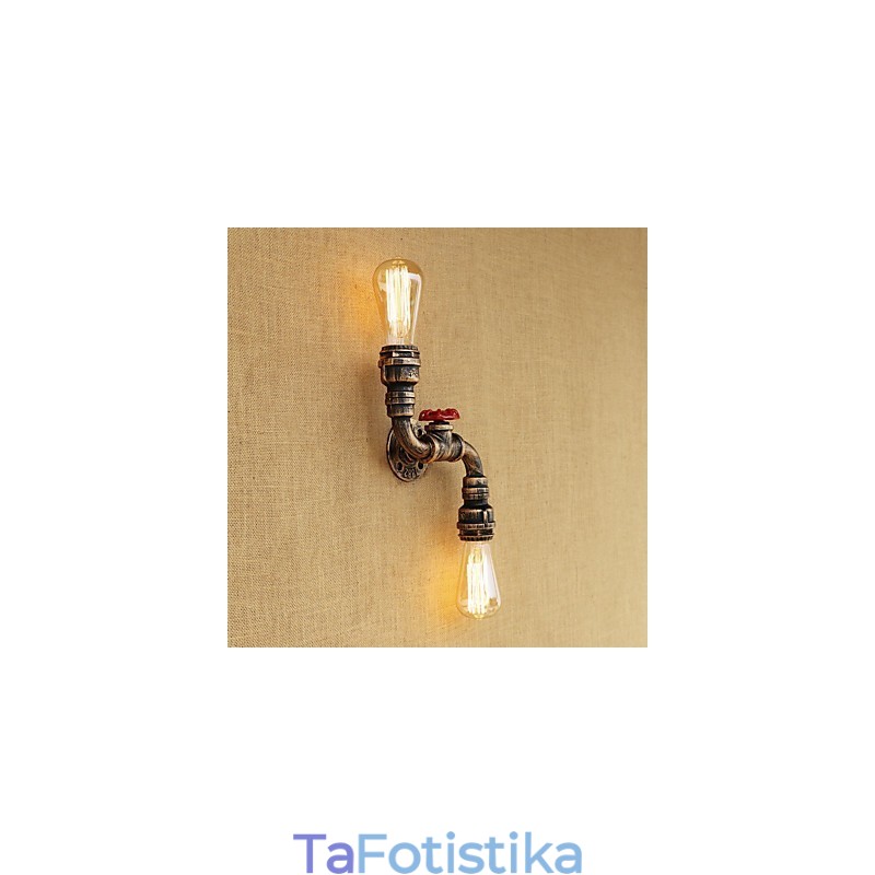 Rustic Lodge Country Brass Χαρακτηριστικό για Mini Style Ambient Light Απλίκες τοίχου Φωτιστικό τοίχου