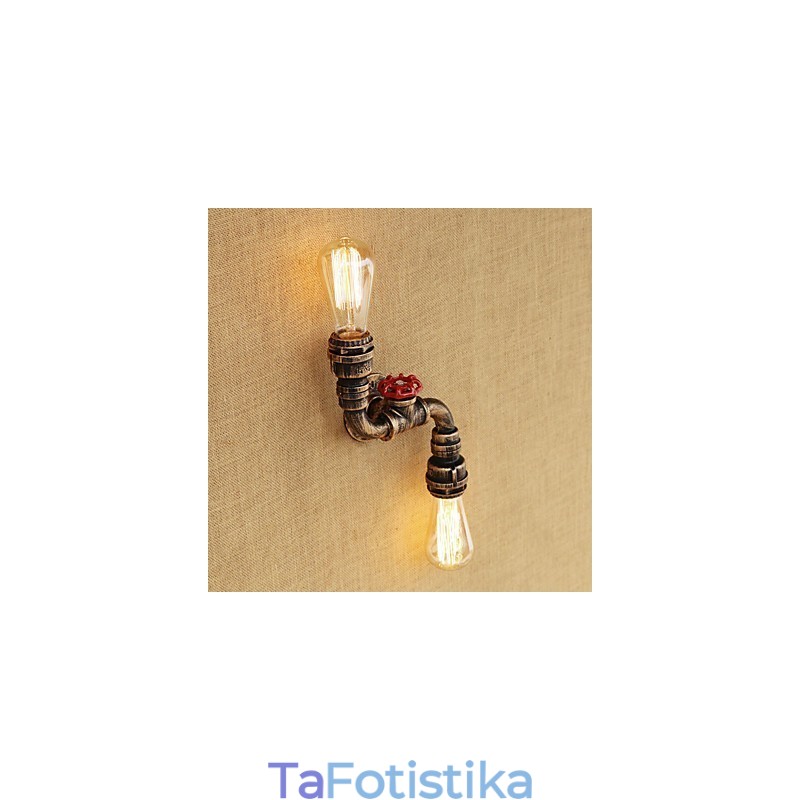 Rustic Lodge Country Brass Χαρακτηριστικό για Mini Style Ambient Light Απλίκες τοίχου Φωτιστικό τοίχου