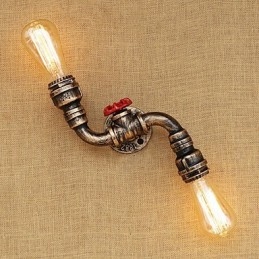 Rustic Lodge Country Brass Χαρακτηριστικό για Mini Style Ambient Light Απλίκες τοίχου Φωτιστικό τοίχου