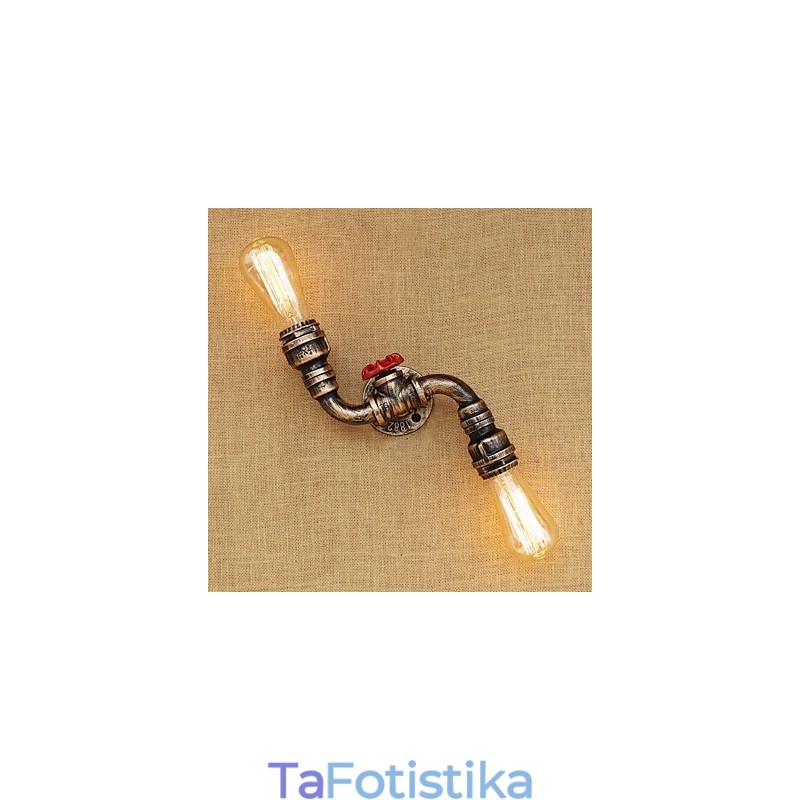 Rustic Lodge Country Brass Χαρακτηριστικό για Mini Style Ambient Light Απλίκες τοίχου Φωτιστικό τοίχου