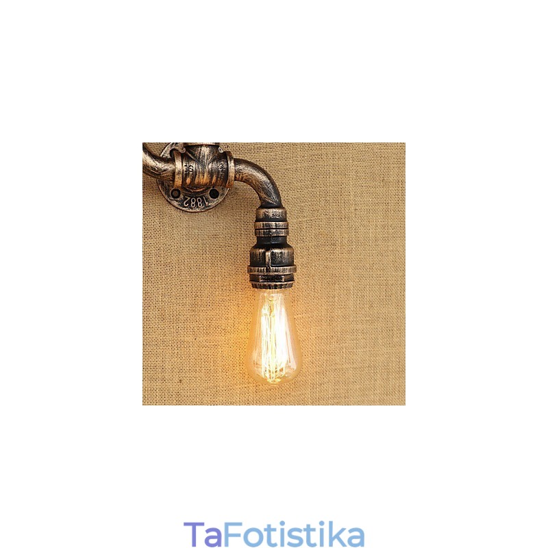 Rustic Lodge Country Brass Χαρακτηριστικό για Mini Style Ambient Light Απλίκες τοίχου Φωτιστικό τοίχου