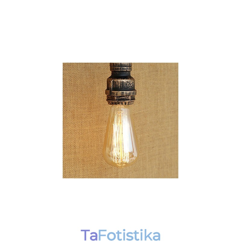 Χώρα ρετρό vintage ζωγραφική για Mini Style Ambient Light Απλίκες τοίχου Φωτιστικό τοίχου