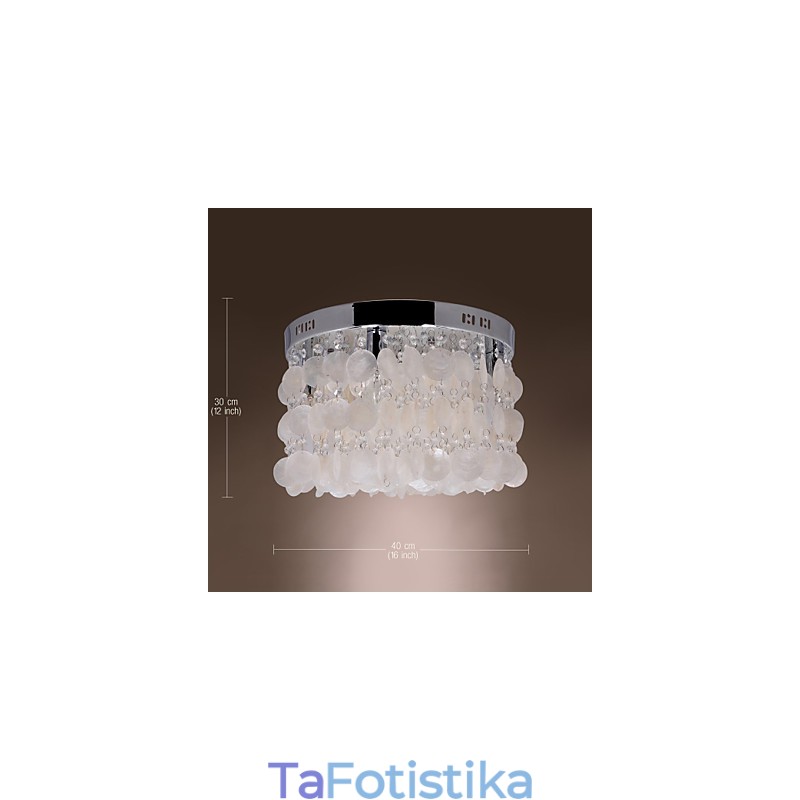 Μοντέρνο, μοντέρνο, κρύσταλλο Mini, χωνευτή βάση χρωμίου