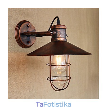 Χαρακτηριστικό ρετρό ζωγραφικής Rustic Lodge Country για Mini Style Downlight Wall Lights Χαρακτηριστικό ρετρό ζωγραφικής Rustic Lodge Country για Mini Style Downlight Wall Lights