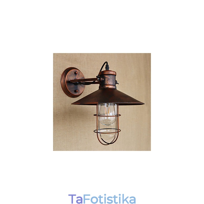 Χαρακτηριστικό ρετρό ζωγραφικής Rustic Lodge Country για Mini Style Downlight Wall Lights