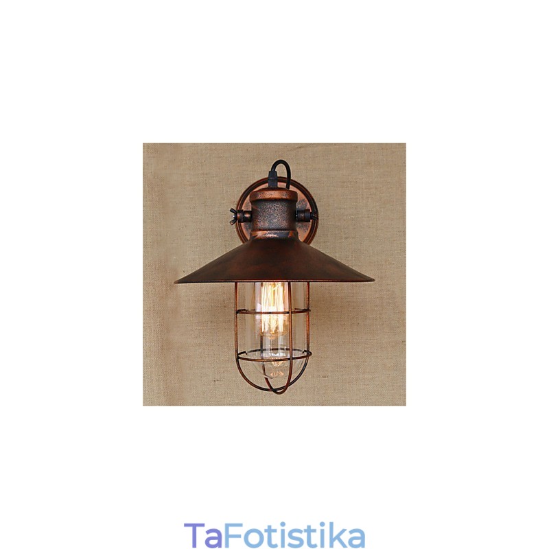 Χαρακτηριστικό ρετρό ζωγραφικής Rustic Lodge Country για Mini Style Downlight Wall Lights
