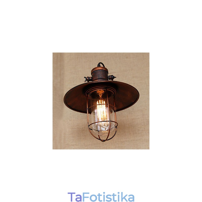 Χαρακτηριστικό ρετρό ζωγραφικής Rustic Lodge Country για Mini Style Downlight Wall Lights