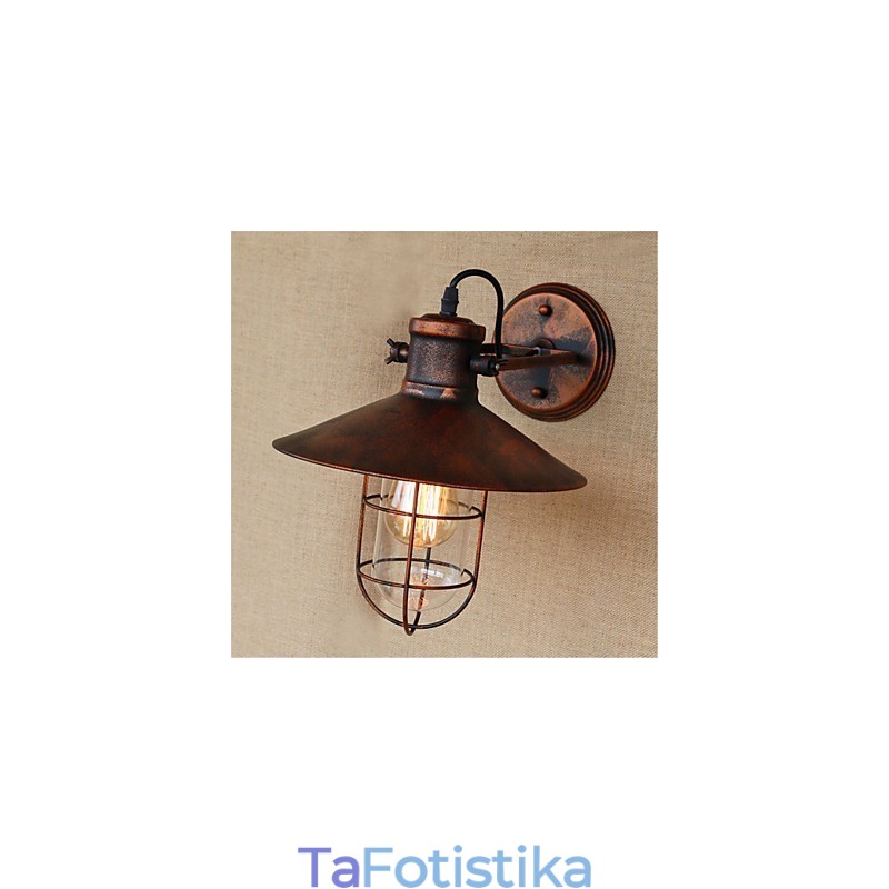 Χαρακτηριστικό ρετρό ζωγραφικής Rustic Lodge Country για Mini Style Downlight Wall Lights