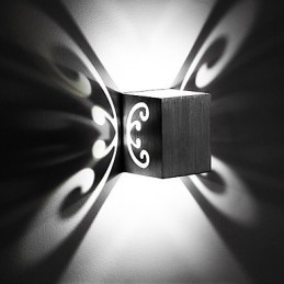 Μοντέρνο φωτιστικό τοίχου από αλουμίνιο, διακοσμητικό φωτιστικό τοίχου