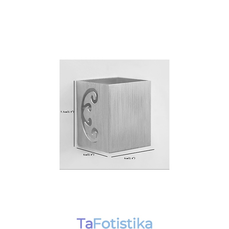 Μοντέρνο φωτιστικό τοίχου από αλουμίνιο, διακοσμητικό φωτιστικό τοίχου